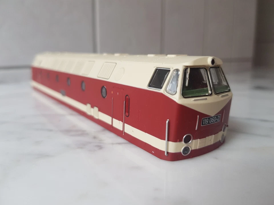 H0 Piko 59930 U-Boot -Lokgehäuse 119 060-2 komplett DR Ep. 4 neuwertig, ohne OVP