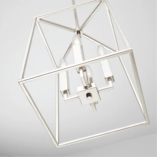 New Capital Lighting 537641PN Thea 12 Inch 4 Light Foyer in Transitional Style - Picture 4 of 5