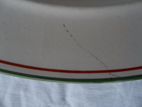 ANCHOR HOCKING TWELVE DAYS OF CHRISTMAS DINNER PLATE SEVEN SWANS A SWIMMING - Picture 2 of 2