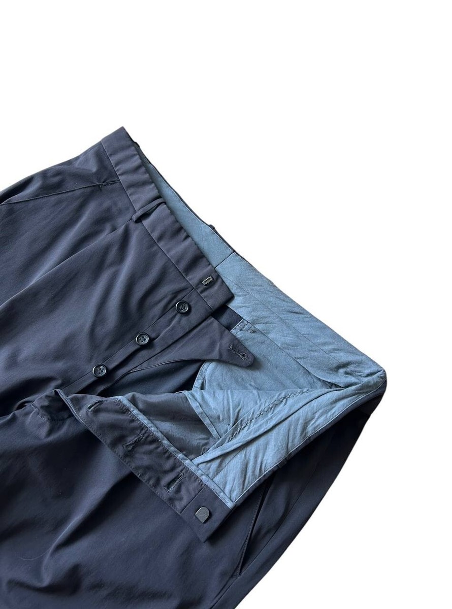 Jil Sander 00's Raf Simons era nylon trouser pants gray