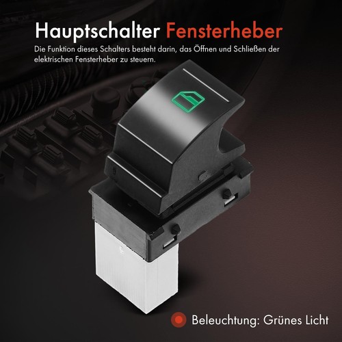 Fensterheberschalter Vorne Rechts Hinten für VW Golf 5 1K 6 Polo CC Passat Seat - Bild 4 von 8
