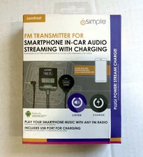 NEW iSimple ISFM31 Universal 3.5mm FM Transmitter for MP3 Players and CD Players