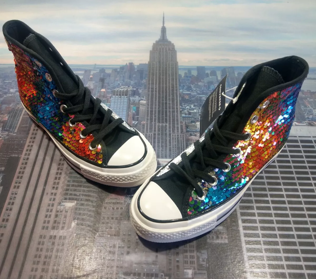 Pride converse top high tops