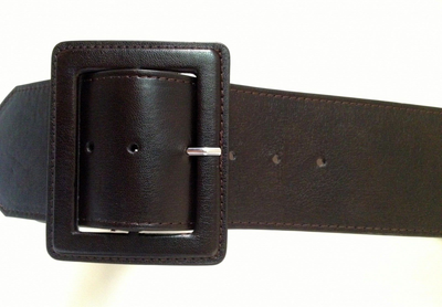 Barneys New York Brown Leather Belt Barney main image 3