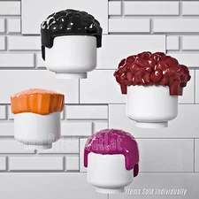 LEGO Minifig Men's Hair "NEW" - All Styles & Colors Available Including RARE!