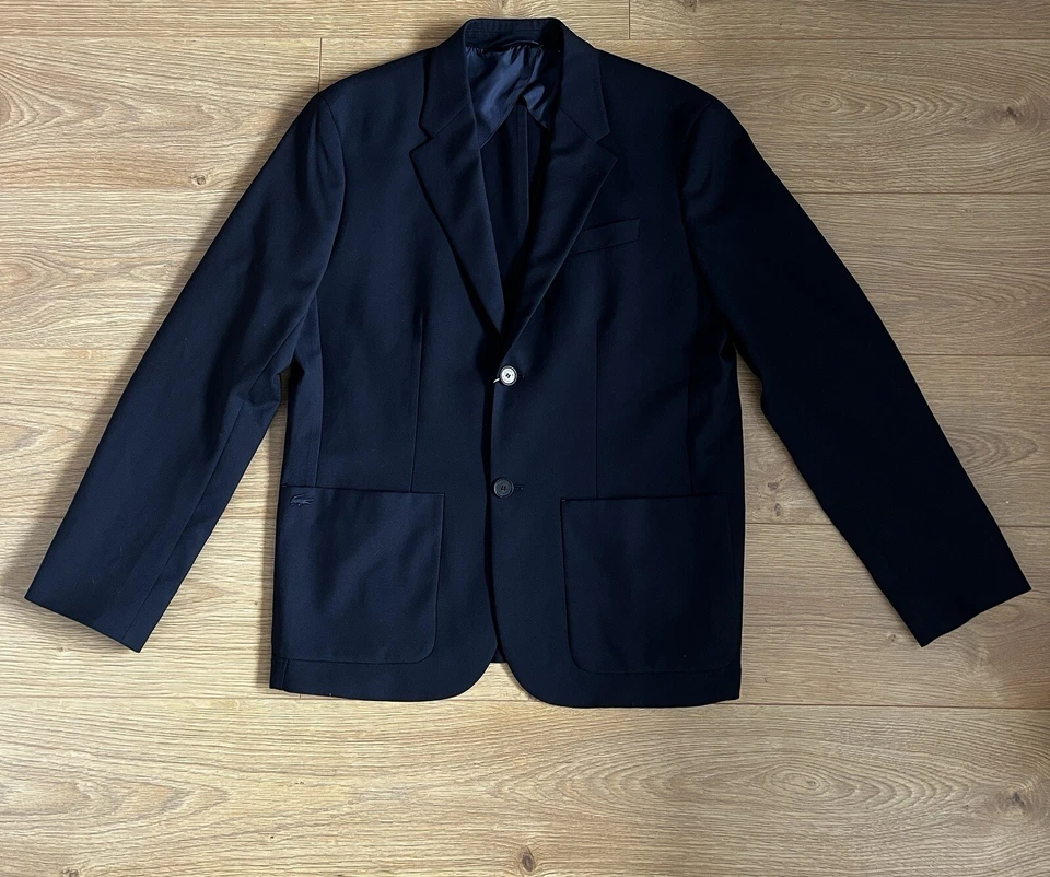 Lacoste Regular Fit Men Blazer Jacket 100% wool Size:M/50 - Image 2 of 4