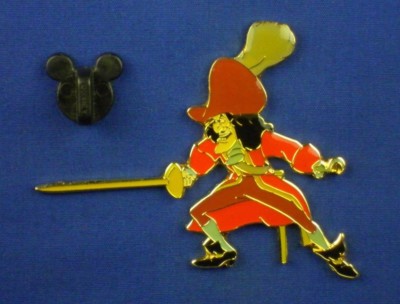Captain Hook Neverland 40th Anniversary Commemorative 1993 Pin # 2114 