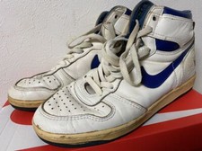 NIKE BIG NIKE OG White x Blue Men's sneakers US8 Made in Korea 1985 Vintage Used