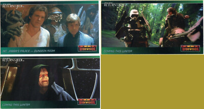 Topps Widevision Star Wars Return Of The Jedi P Karten zum ausuhcne