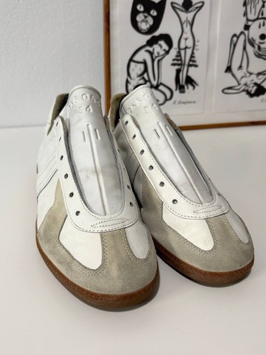 Scarpe da ginnastica sportive vintage BW Sport esercito tedesco Bundeswehr sneakers - Foto 2 di 8