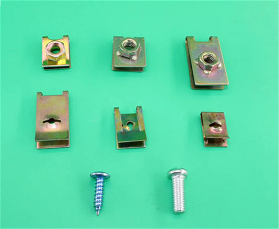 100x Surtidos de clip de sujetador de parachoques para guardabarros de tornillo fijo interior de automóvil Foto 2 de 4