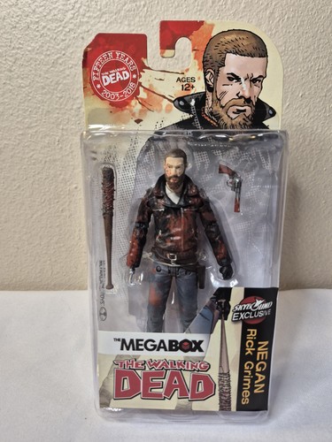The Walking Dead Negan Rick Grimes Action Figure McFarlane Blood Ver. Sealed