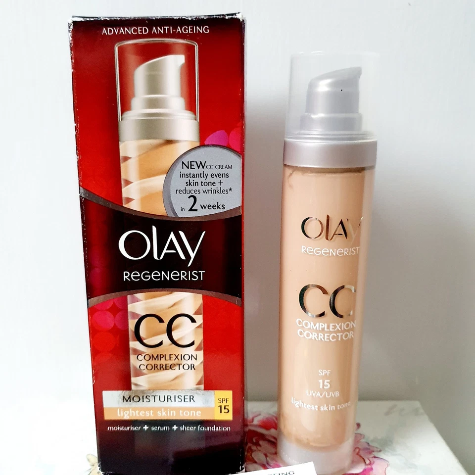 Olay Regenerist CC Complexion Corrector LIGHTEST Skin Moisturiser 50ml FAST POST - Image 2 of 4
