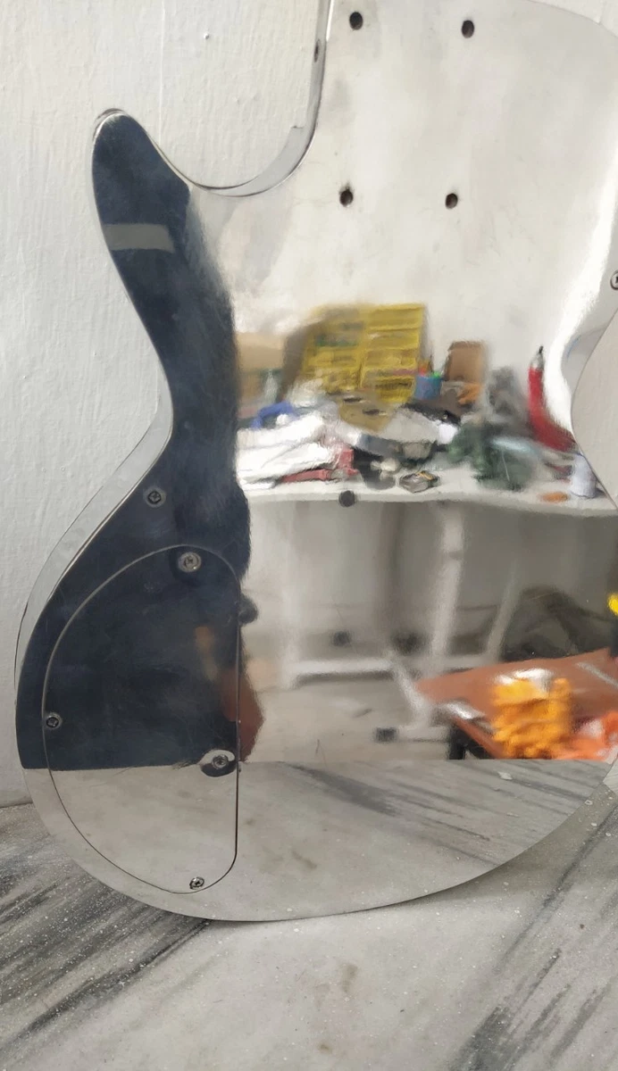Aluminum Les Paul f-hole guitar body