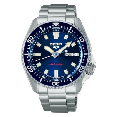 Seiko 5 Sports SBSA303 blaues Zifferblatt SKX automatische Uhr Japan neu Y867857