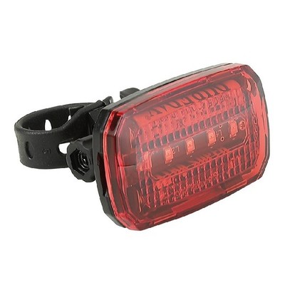 squared Akku Rücklicht 5 rote LEDs und 3 Funktionen 304110240 MV-TEK i