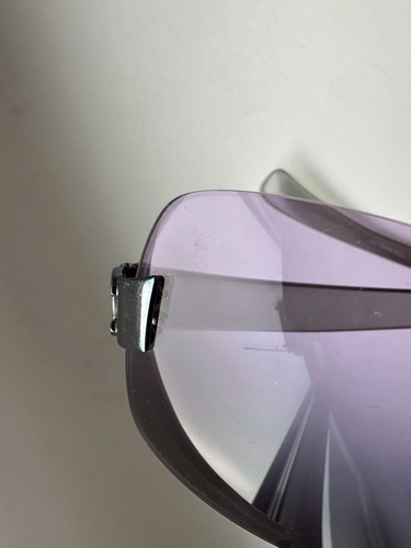 chanel sunglasses purple gradient logo vintage y2k cc silver - Picture 10 of 10