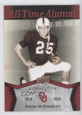 2011 Upper Deck University of Oklahoma All-Time Alumni Tommy McDonald HOF 0a7