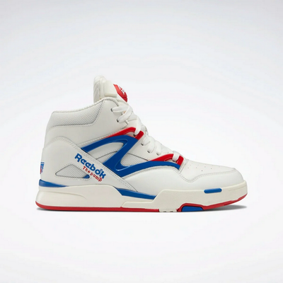 Size 9.5 - Reebok Pump Omni Zone 2 Chalk Vector Blue | eBay
