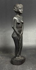 Antique Hand Carved Wooden African Tanganyika Wooden Nude Fertility Statue