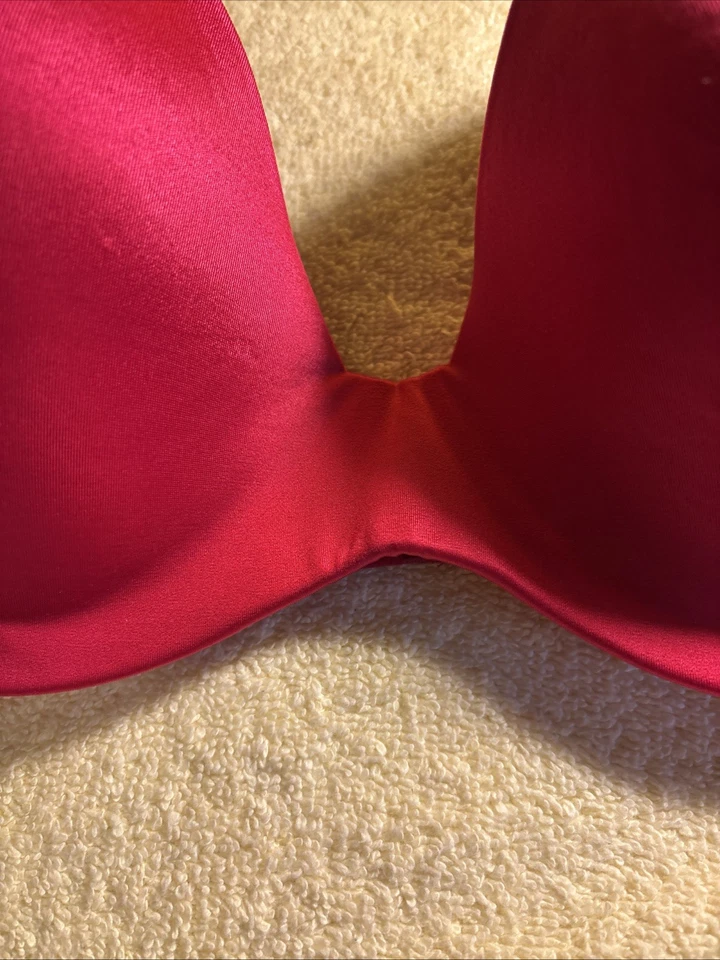 Sujetador Gilligan & O’Malley Ligeramente Acolchado Bajo Alambre Demi Rojo Talla 38C Rojo Nuevo FR/SHP Foto 2 de 4