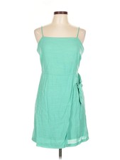 Nine West Women Green Casual Dress L