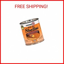 Rust-Oleum Zinsser 704H Bulls Eye Shellac, Quart, Amber
