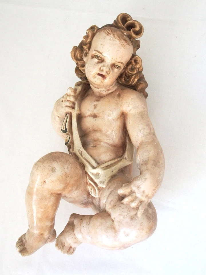 Christkind Figur Jesus Stucco 29 cm 19. Jh. - Bild 2 von 4