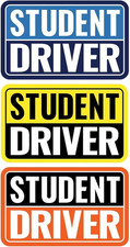 Student Driver Car Magnets - New Driver Sign Magnets for Automotive Exterior Acc