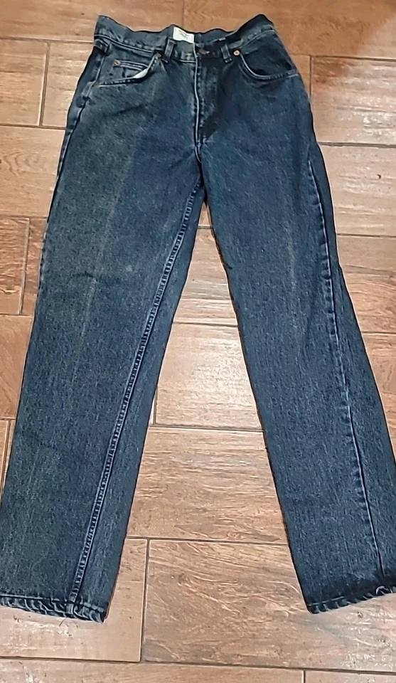 Pantalones de mezclilla Valentino Western 30" x 31" azul oscuro Italia Moto vintage Y2K Foto 4 de 4