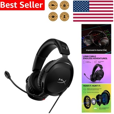 Cloud Stinger 2 Gaming Headset - DTS Spatial Audio, Lightweight Over-Ear Style