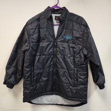 Nike Puffer Jacket Youth M 10-12 Black Jersey Lined Athleisure Sports Active