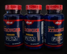pack of 3 Xtronger energizer dietary supplement 180 capsules maca  hombre 