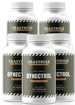 Crazybulk Gynectrol Natural Alternative 60 Capsules | Pack of 5 | Free Shipping