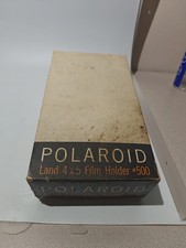 Polaroid Land Film Holder 500 for 4x5 Instant Film Complete In box w/ Paperwork