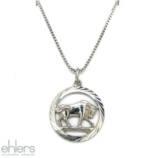 Anhänger Sternzeichen 835er Silber Stier NEUWARE 50% red. Glücksbringer 704-195