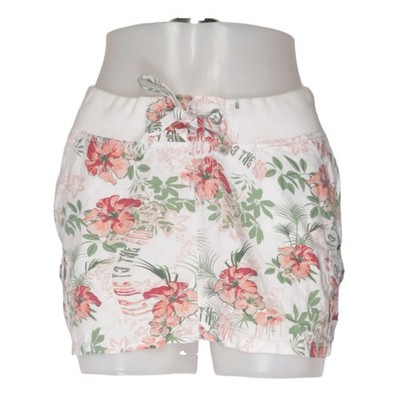 Fresh Made, Shorts, Größe: S, Weiß/Mehrfarbig, Baumwolle/Elasthan, Blumen #4Qy