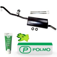 POLMO Auspuff Endschalldämpfer mit E-Prüfzeichen /5888