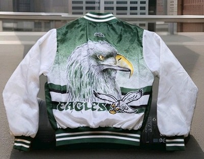 Vintage 1990s ChalkLine NFL Philadelphia Eagles Jacket Size 18-20
