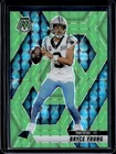 2025 Panini Mosaic Bryce Young Green Fluorescent Prizm #/10 Panthers