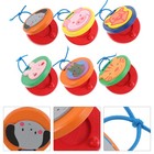  6 PCS Childrens Instruments Musical Baby Toy Finger Castanet Learning