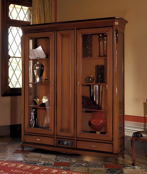 Vitrine Regal BüCherschrank Wohnwand Schrank MöBel Regale SchräNke Wand MöBel-image