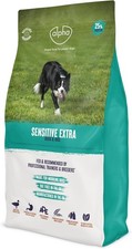 Sensitive Extra Complete Dry Dog Food – Duck & Rice, 15kg 1.67 per kilo