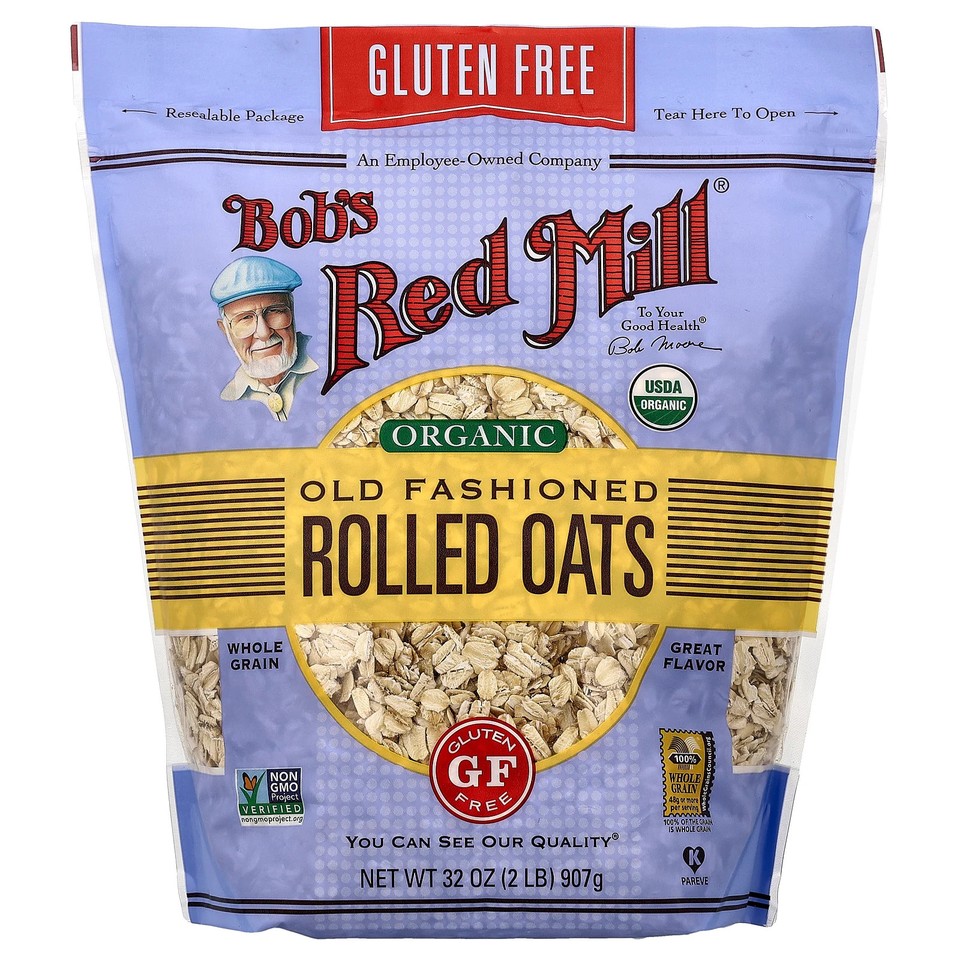 Organic Old Fashioned Rolled Oats, 32 oz (907 g)