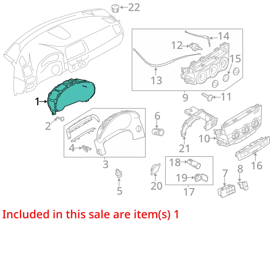 Cuadro de instrumentos velocímetro Mazda Cx-5 2013-2015 medidores Kd45 55 430 AK6ZP Foto 3 de 4