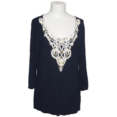 Changes by Together, Top, Größe: 42, Blau, Elasthan/Viskose, Print, Damen #Lbe