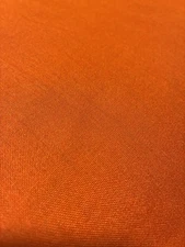 ORANGE NOMEX 111A COMFORT FINISH FLAME RETARDANT FABRIC BY 1/2 YARD 61"W