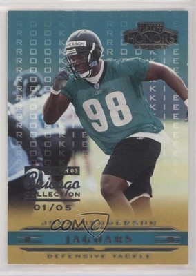 2002 Playoff Honors Rookie Chicago Collection /5 John Henderson #168 z7j