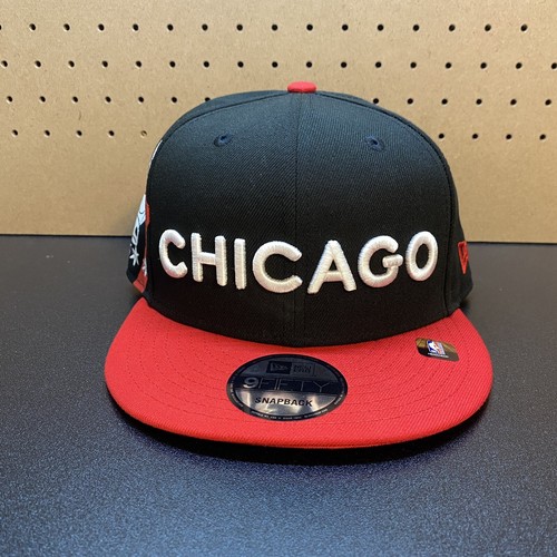 Chicago Bulls Mütze Cap Snap Back schwarz rot New Era 9FIFTY NBA Basketball