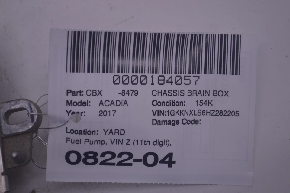 GMC ACADIA 2015-2019 3,6 L AWD bomba de combustible módulo de control informático unidad OEM Foto 4 de 4